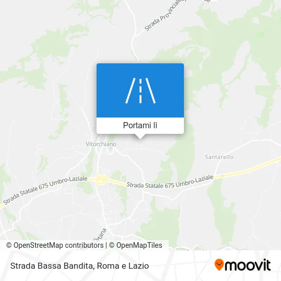 Mappa Strada Bassa Bandita