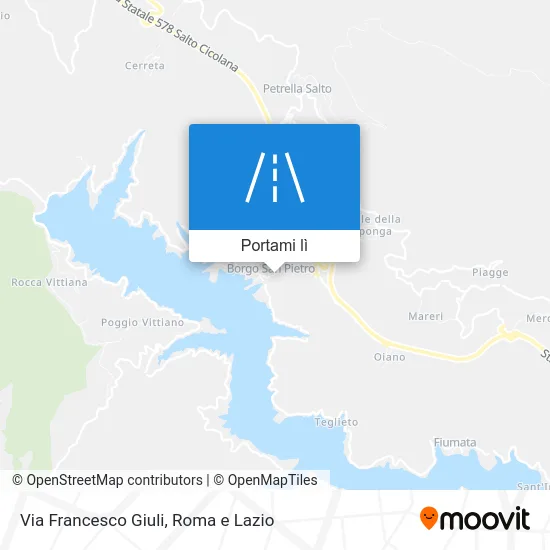 Mappa Via Francesco Giuli