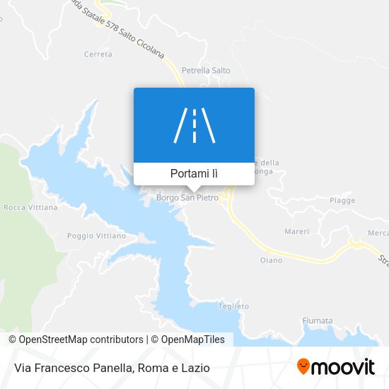 Mappa Via Francesco Panella