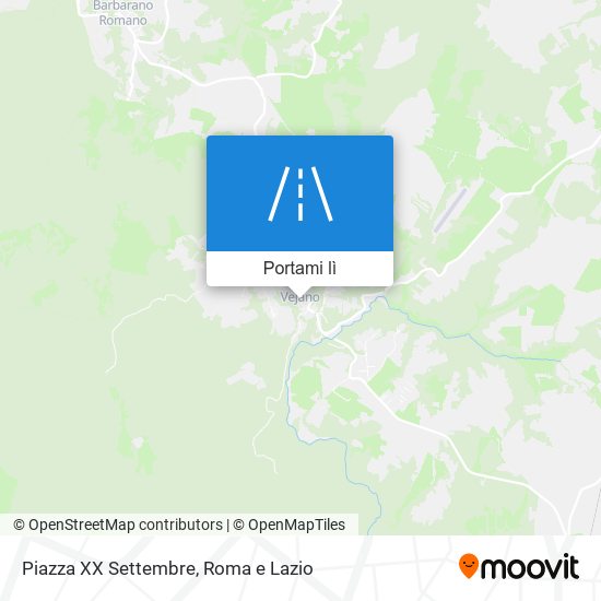 Mappa Piazza XX Settembre