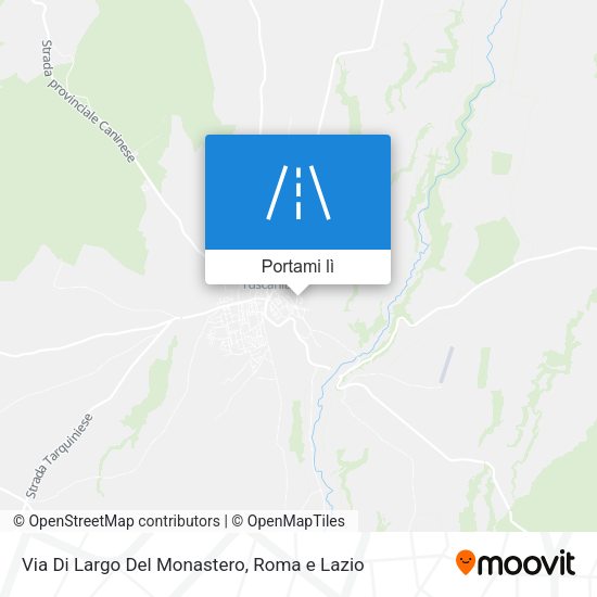 Mappa Via Di Largo Del Monastero