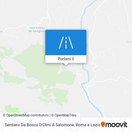 Mappa Sentiero Da Bosco D'Olmi A Salomone
