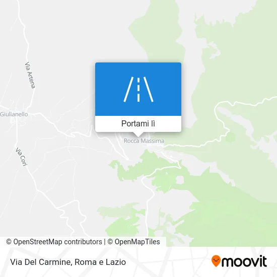 Mappa Via Del Carmine
