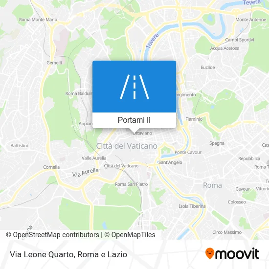 Mappa Via Leone Quarto