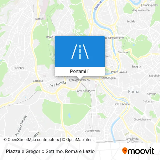 Mappa Piazzale Gregorio Settimo