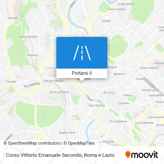 Mappa Corso Vittorio Emanuele Secondo