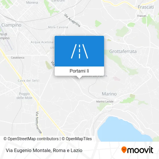 Mappa Via Eugenio Montale