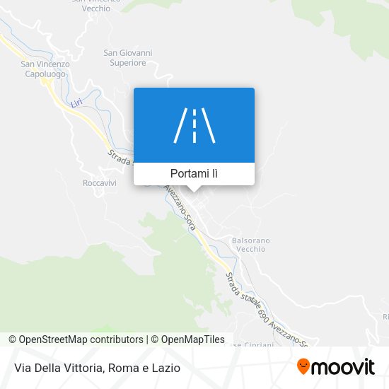 Mappa Via Della Vittoria