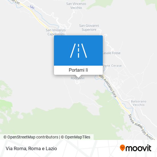 Mappa Via Roma