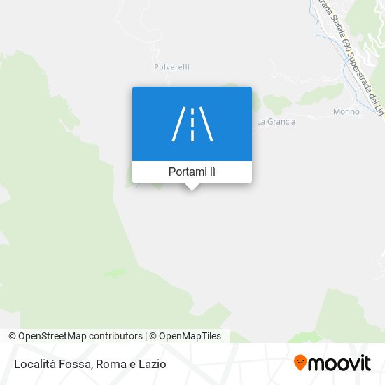 Mappa Località Fossa