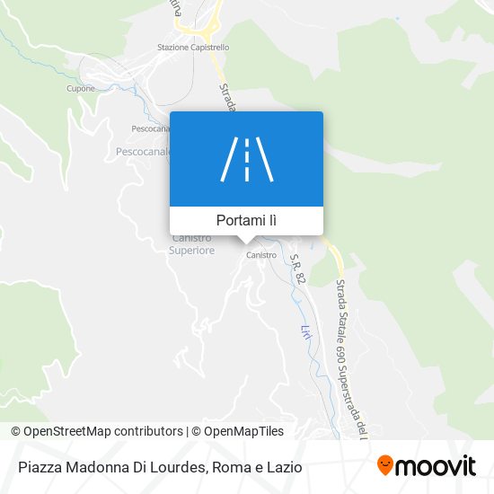 Mappa Piazza Madonna Di Lourdes