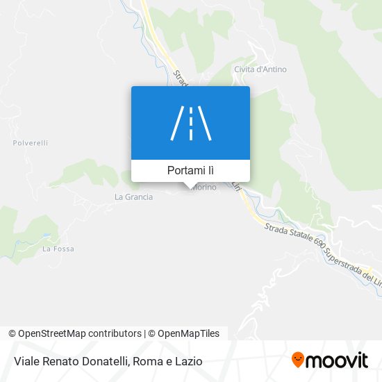 Mappa Viale Renato Donatelli