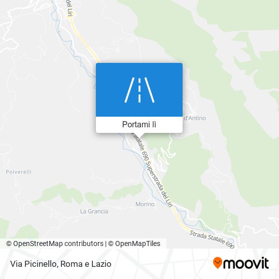 Mappa Via Picinello
