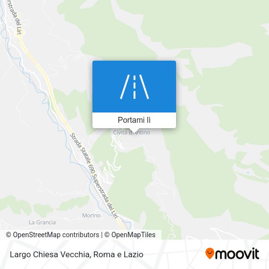 Mappa Largo Chiesa Vecchia