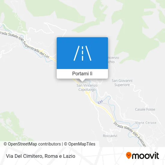 Mappa Via Del Cimitero