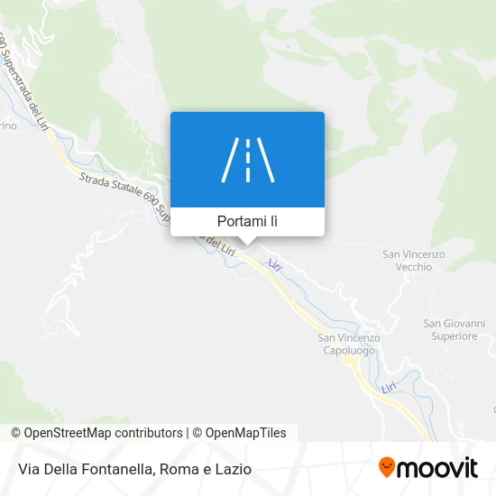 Mappa Via Della Fontanella
