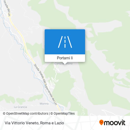 Mappa Via Vittorio Veneto