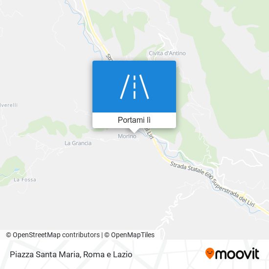 Mappa Piazza Santa Maria