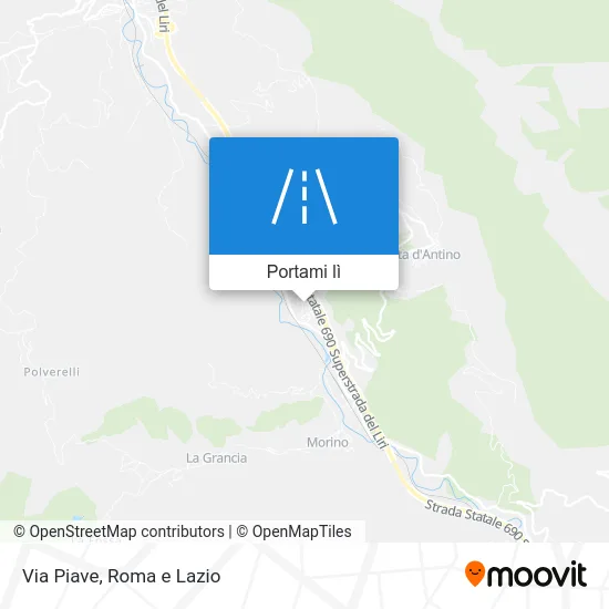 Mappa Via Piave