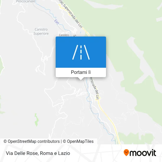 Mappa Via Delle Rose