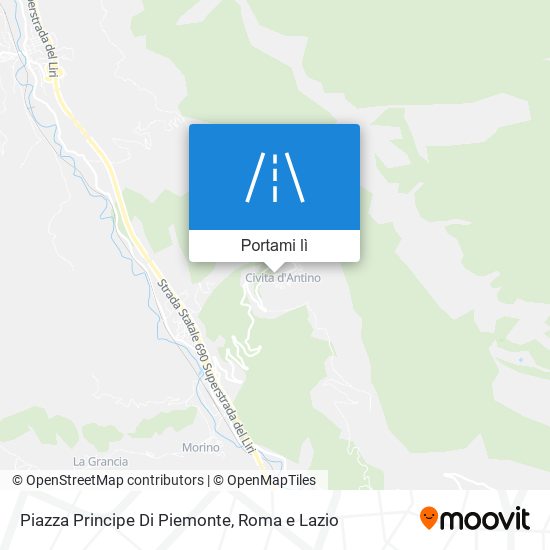 Mappa Piazza Principe Di Piemonte
