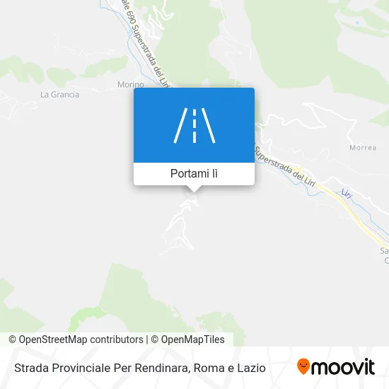 Mappa Strada Provinciale Per Rendinara