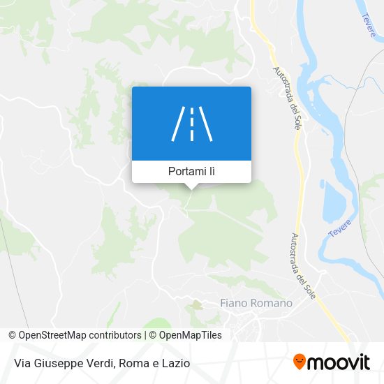 Mappa Via Giuseppe Verdi
