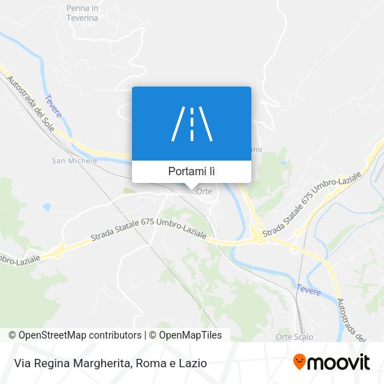 Mappa Via Regina Margherita