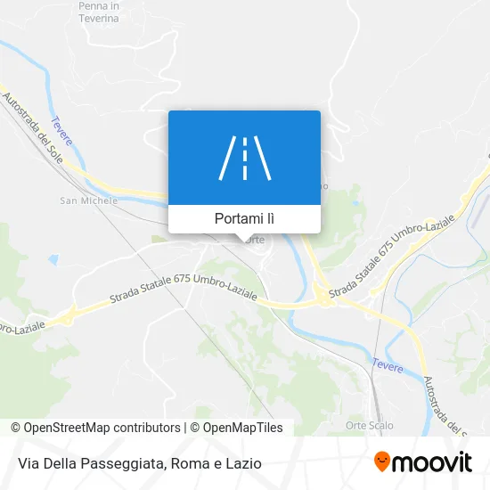 Mappa Via Della Passeggiata