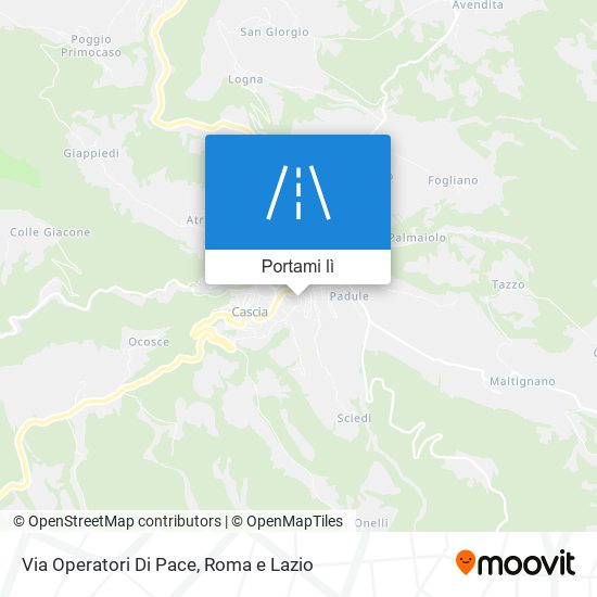 Mappa Via Operatori Di Pace