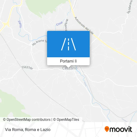 Mappa Via Roma