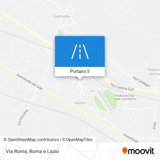 Mappa Via Roma