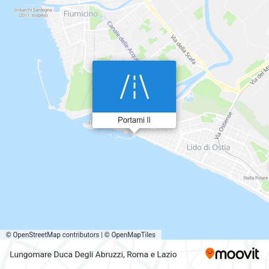 Mappa Lungomare Duca Degli Abruzzi