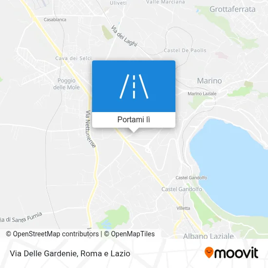 Mappa Via Delle Gardenie