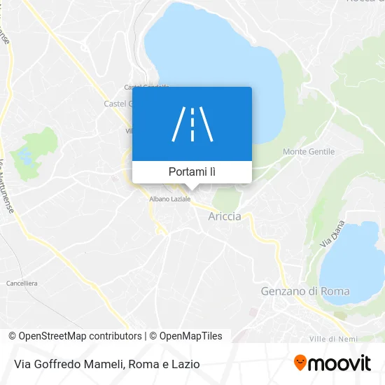 Mappa Via Goffredo Mameli