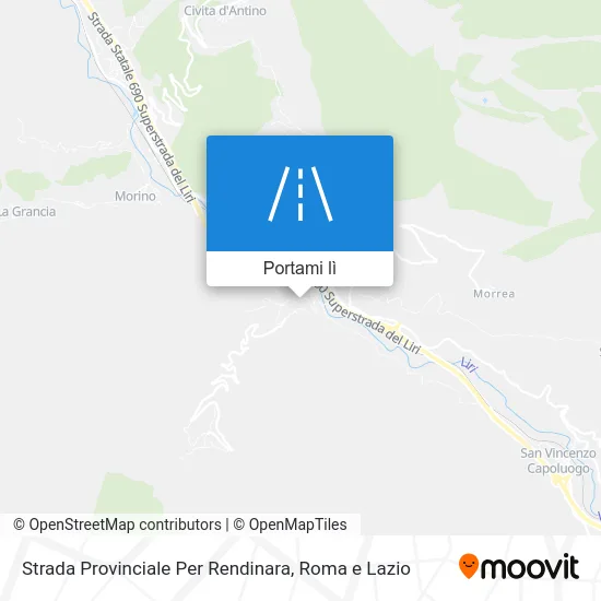 Mappa Strada Provinciale Per Rendinara
