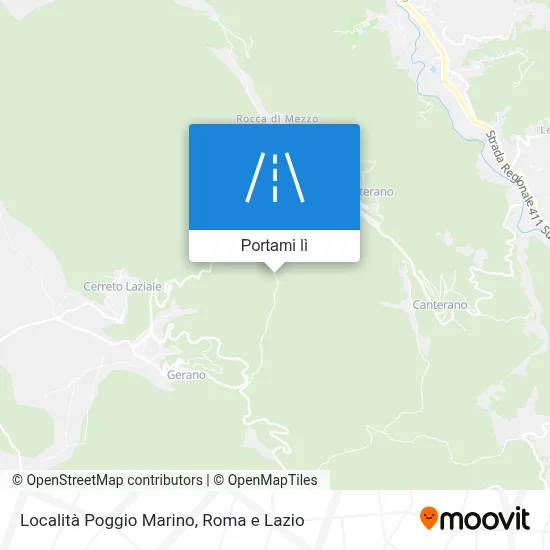 Mappa Località Poggio Marino