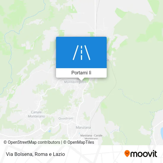 Mappa Via Bolsena