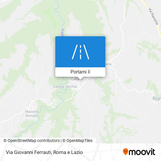 Mappa Via Giovanni Ferrauti