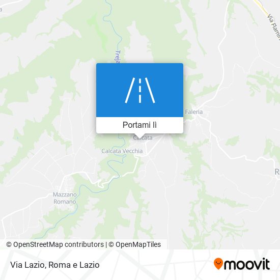 Mappa Via Lazio