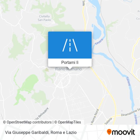 Mappa Via Giuseppe Garibaldi