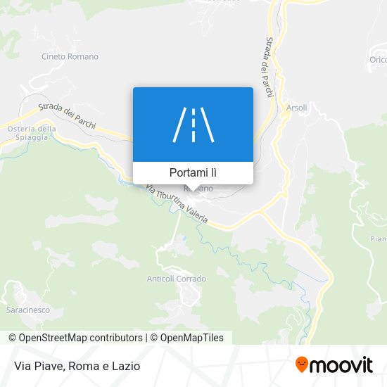 Mappa Via Piave