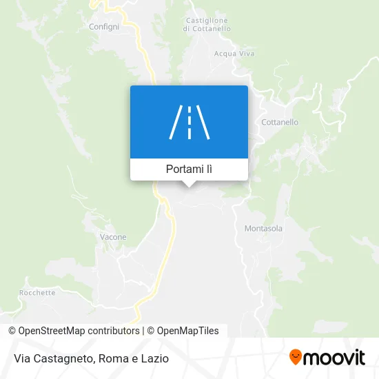 Mappa Via Castagneto