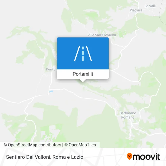 Mappa Sentiero Dei Valloni