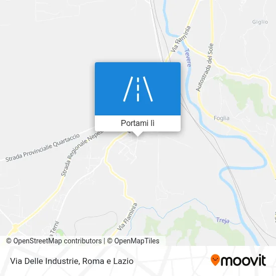 Mappa Via Delle Industrie