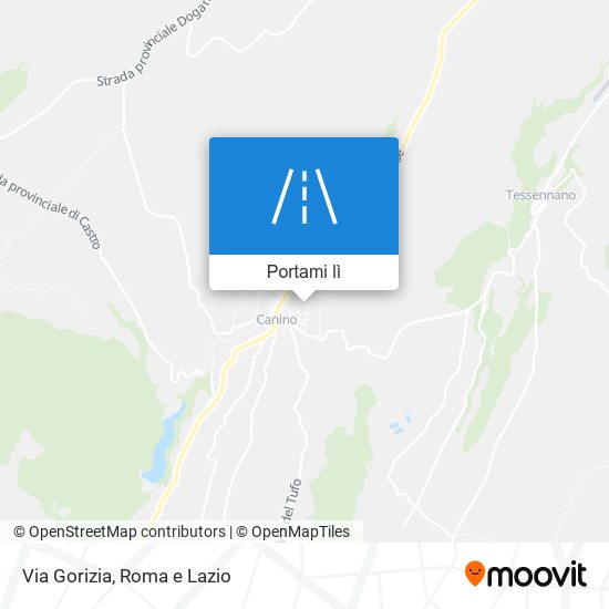 Mappa Via Gorizia