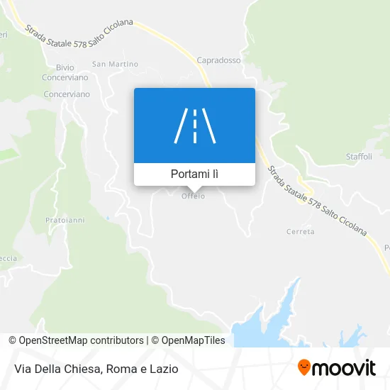 Mappa Via Della Chiesa