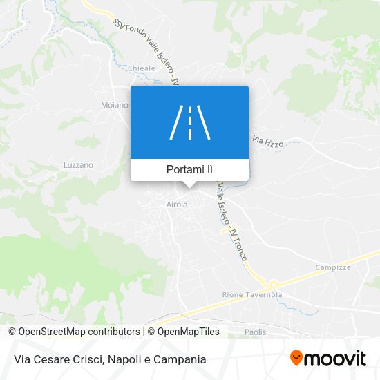 Mappa Via Cesare Crisci