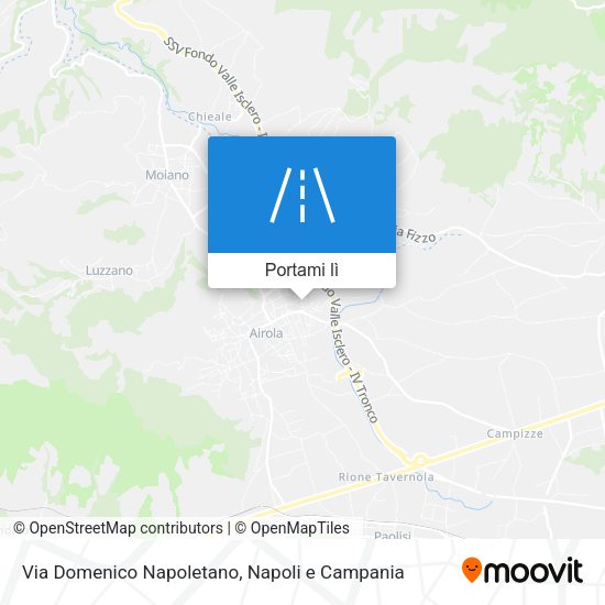 Mappa Via Domenico Napoletano