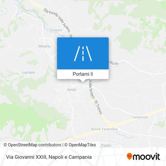 Mappa Via Giovanni XXIII